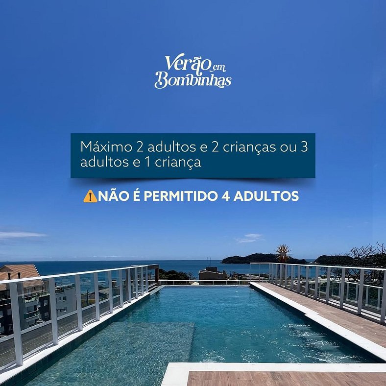 Apartamento com Vista pra o mar de Bombinhas